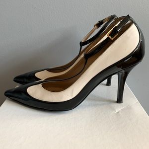 Dsquared2 Patent Leather Tuxedo Heels